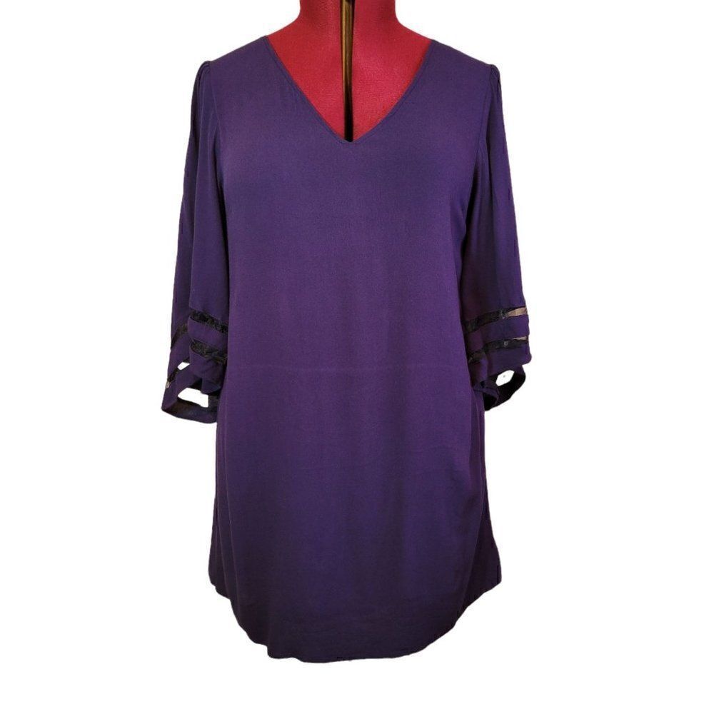 Umgee Womens Mini Bell Sleeve Dress (Size M)